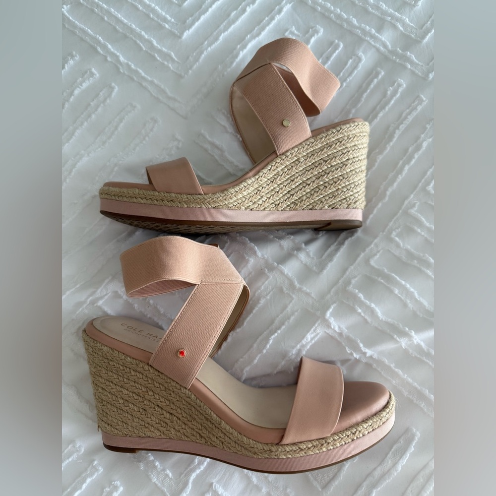 Cole Haan Cloudfeel Espadrille Wedge Sandals